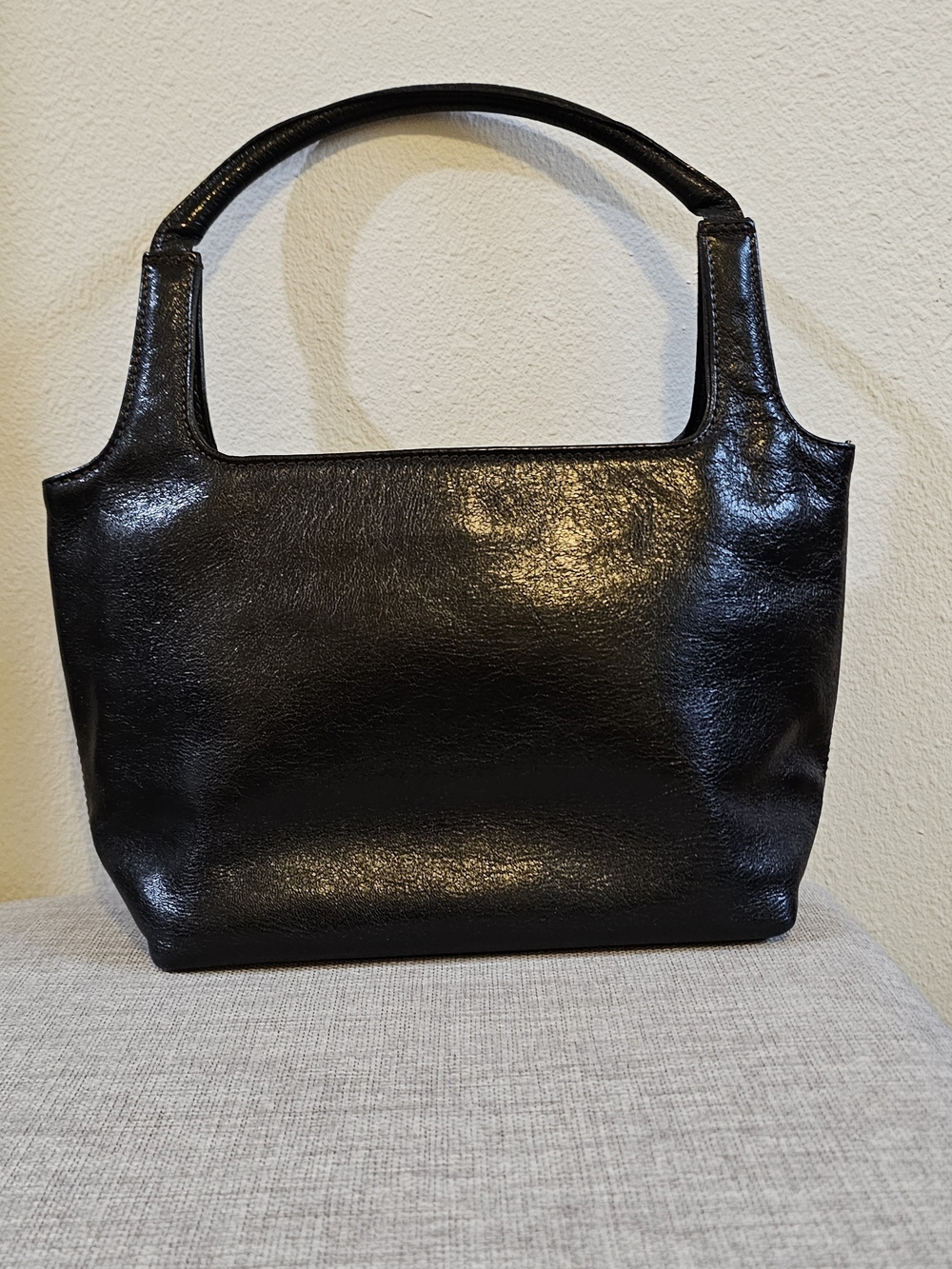 Barneys New York Black Leather Shoulder Bag